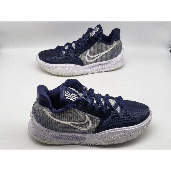 Nike‎ Kyrie Low 4 Shoes Mens Size 7.5 Navy White DM5041-402 Basketball Sneakers - Picture 4 of 10